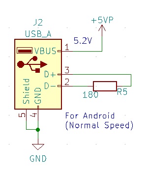KiCADの画面でみるプリント基板の回路図（Android）
