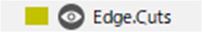 KiCADの「Edge.Cut」レイヤー